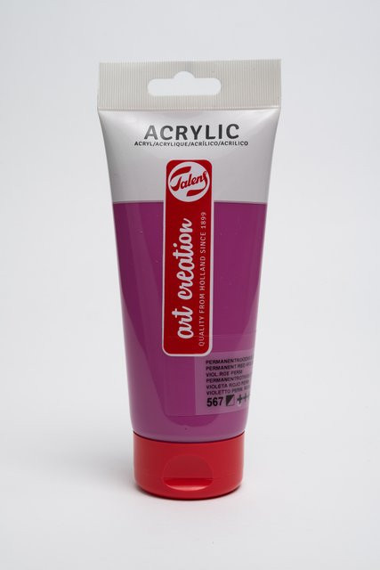 Talens Art Creation Acrylfarbe Permanentrotviolett 567, 200 ml - Bild 1