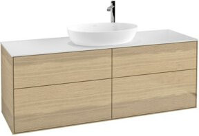 V&B Waschtischunterschrank Finion in Oak Veneer, matt, B/T/H: 160 x 50,1 x 60 cm - Bild 1