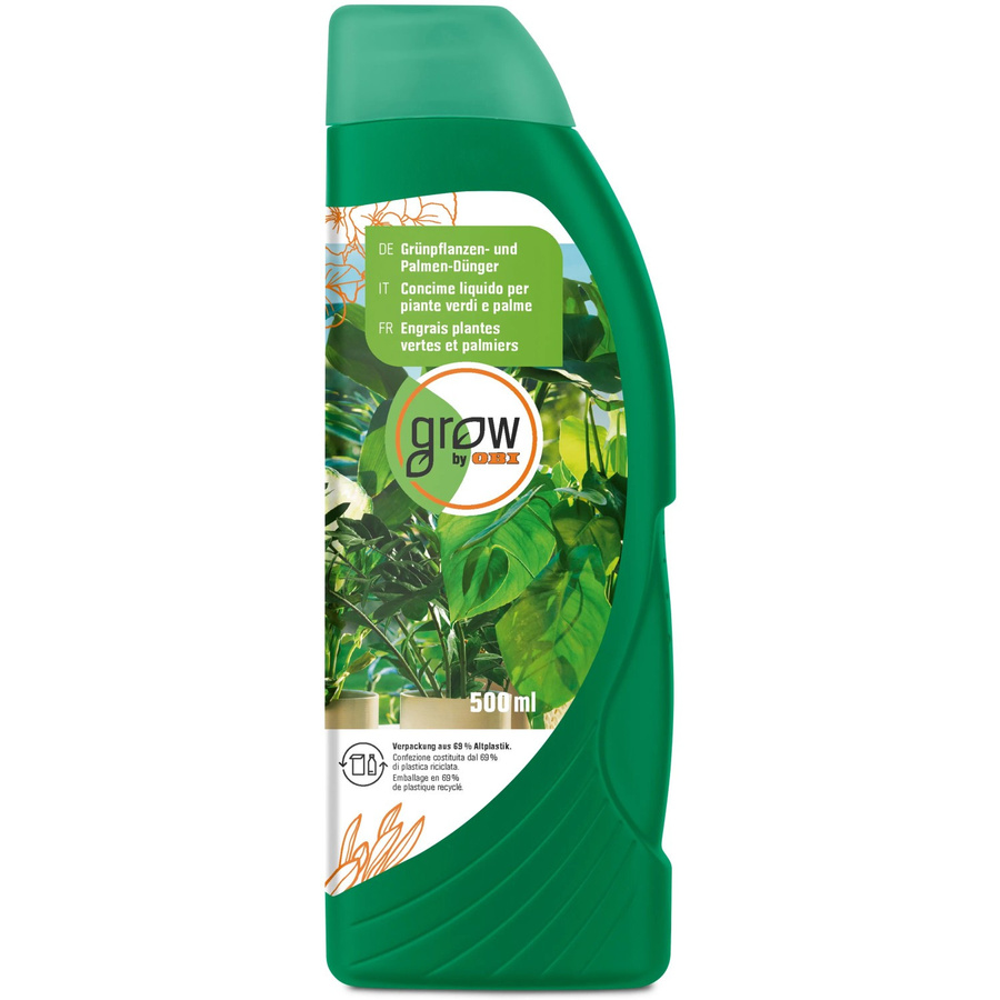 GROW by OBI Flüssigdünger für Grünpflanzen und Palmen, 500 ml - Bild 2