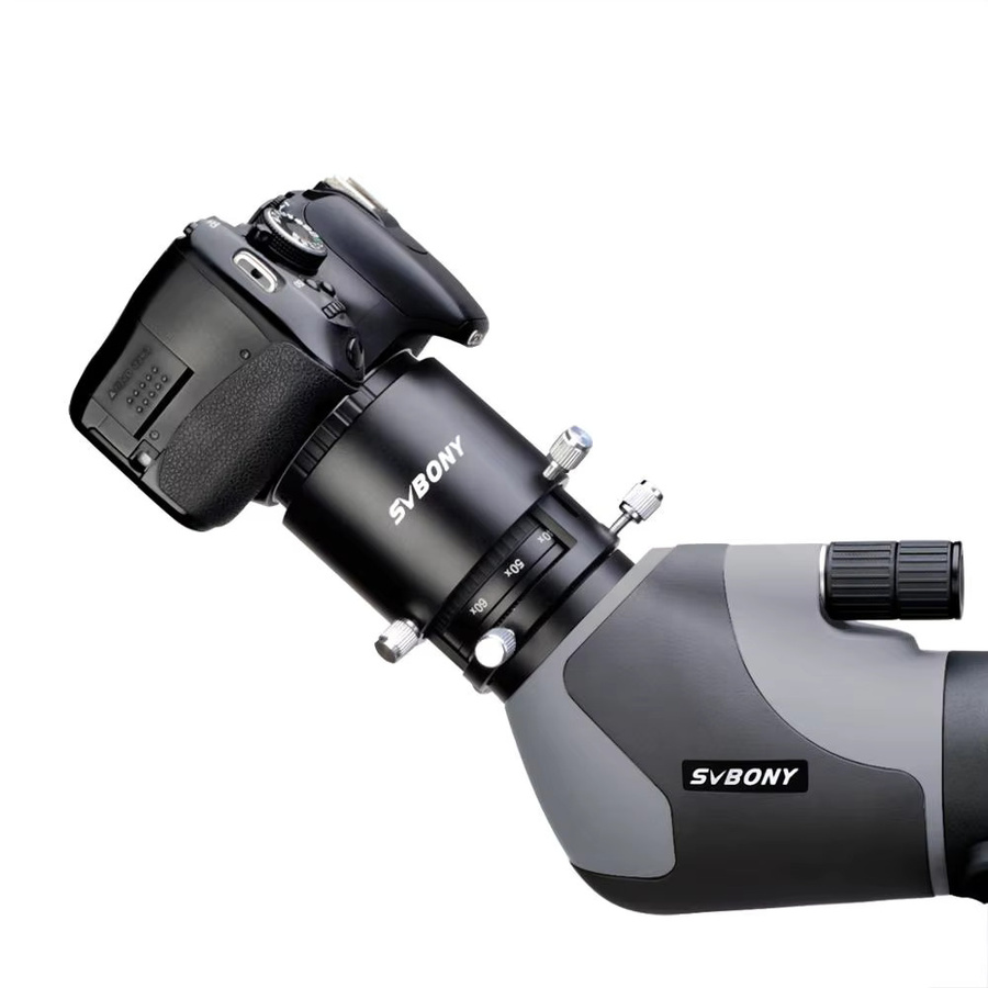 Svbony SV46P ED 20-60x80 Spektiv Fotografie Kit Teleskop in Schwarz, IPX7 wasserdicht und beschlagfrei für die professionelle Vogelbeobachtung - Bild 4
