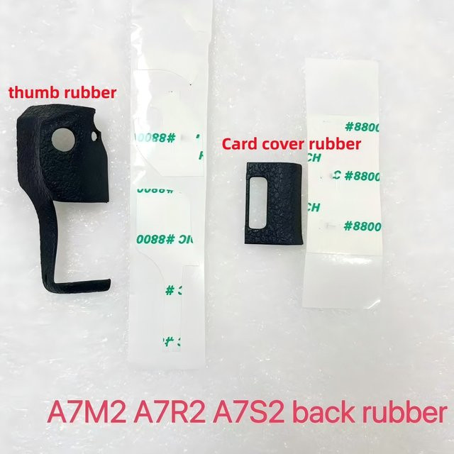 Sony Ersatzteil Daumengummi und SD-Kartenabdeckung in Schwarz für A7M2 A7R2 A7S2 A7II A7RII A7SII - Bild 1