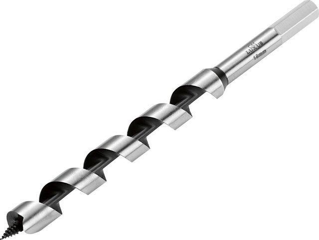 LUX-TOOLS Balkenbohrer aus Stahl in Silber, Durchmesser: 18 mm, Länge: 23,5 cm - Bild 1
