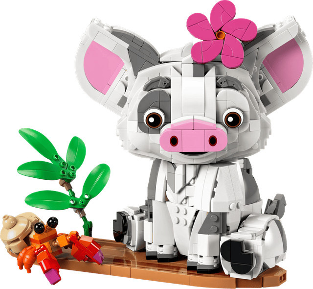 LEGO Disney Vaiana Pua Schwein Konstruktionsspielzeug ab 9 Jahren - Bild 3