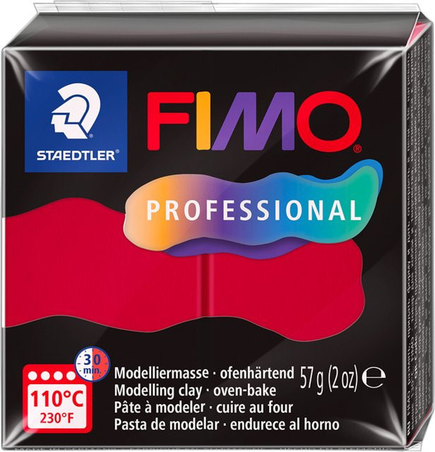 Staedtler FIMO Professional Modelliermasse in Karminrot - Bild 1