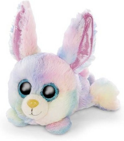 NICI Glubschis Plüschhase Rainbow Candy liegend, Bunt / Mehrfarbig, Höhe: 15 cm - Bild 1