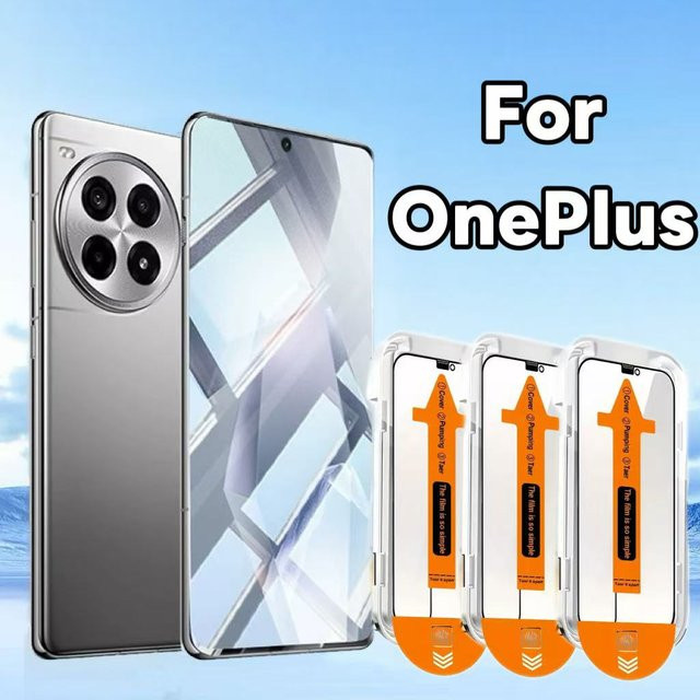 3-teiliges Displayschutz-Set aus gehärtetem Glas für die OnePlus-Serie in Transparent - Bild 1