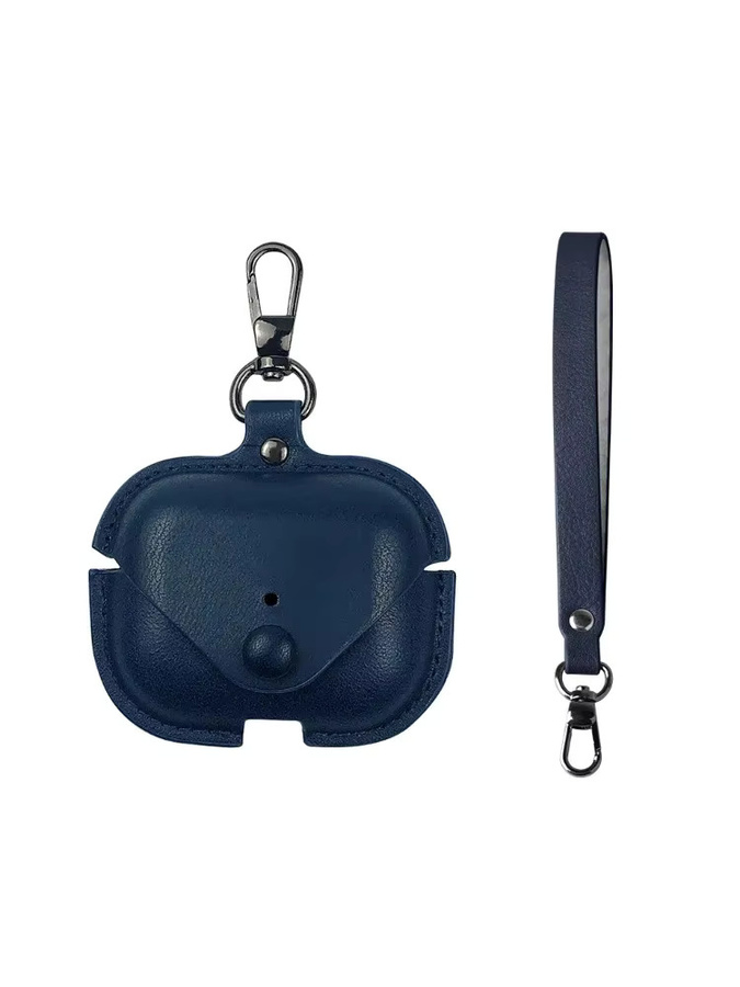 Apple Ledertasche für AirPods 4. Generation mit Haken und Lanyard im Business-Stil - Bild 7
