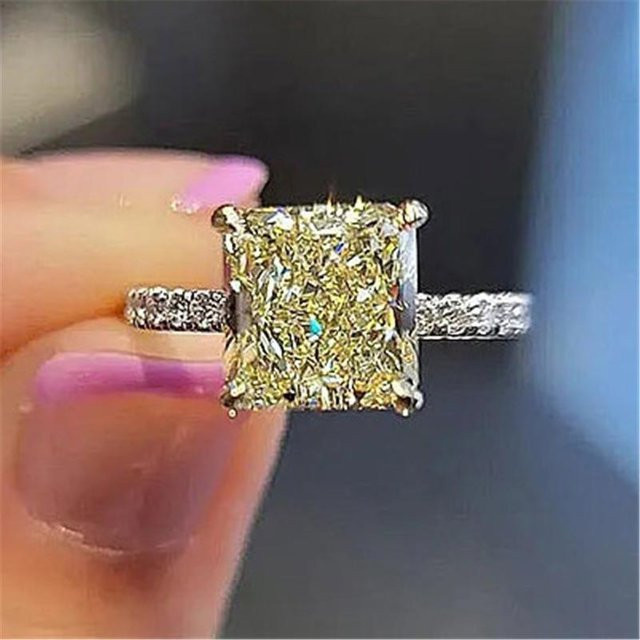 YIRAN Jewelry Ring, Kupfer, Gold, Zirkonia, Damen - Bild 1
