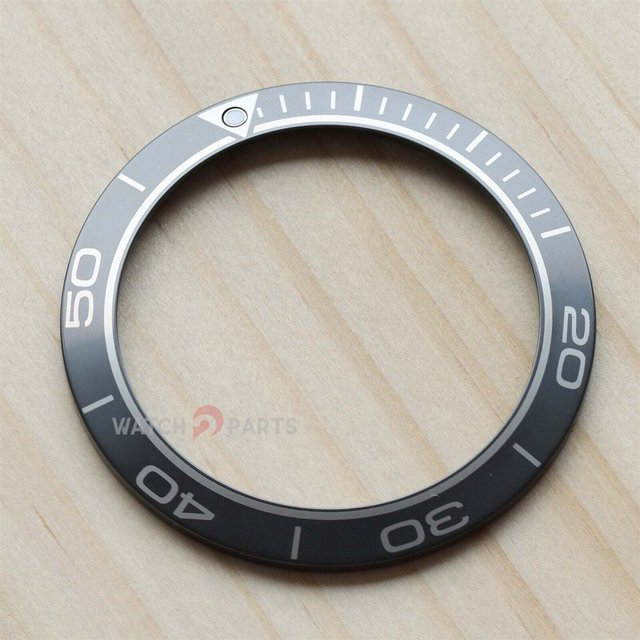 watch2parts Uhrenzubehör Keramik Lünette, Schwarz, 45,5 mm - Bild 1