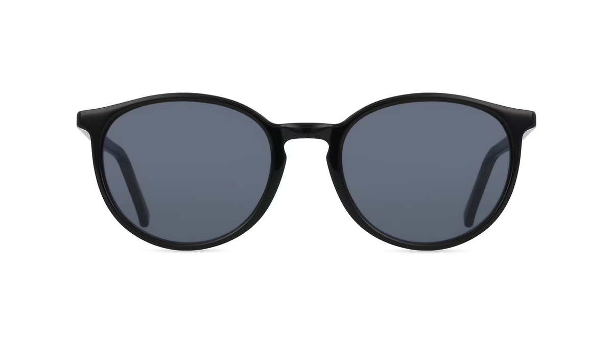 Fielmann JIL 005 SUN RN RILEY Sonnenbrille, Vollrand, Panto, Acetat, Unisex, schwarz - Bild 1
