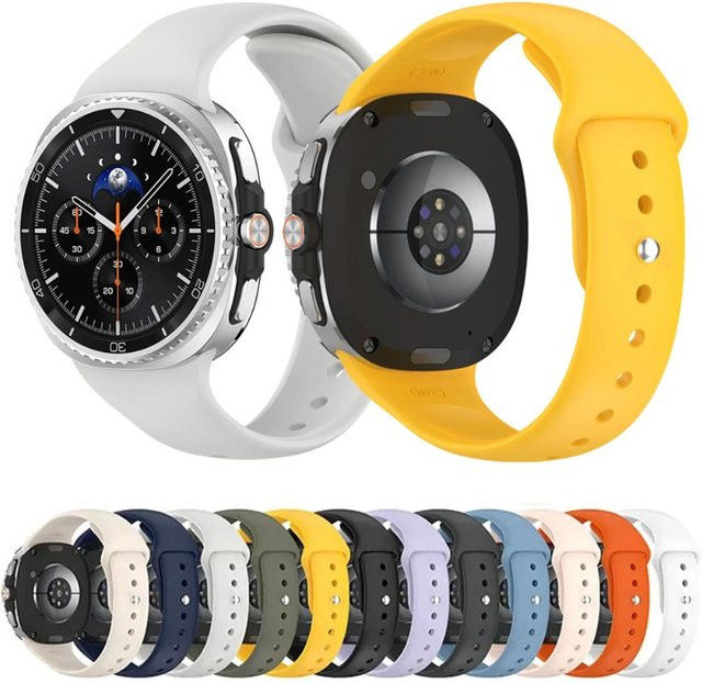 Samsung Uhrenarmband Silikon, Galaxy Watch 8 40/44 mm, Galaxy Watch 8 Classic 46 mm, Unisex - Bild 1