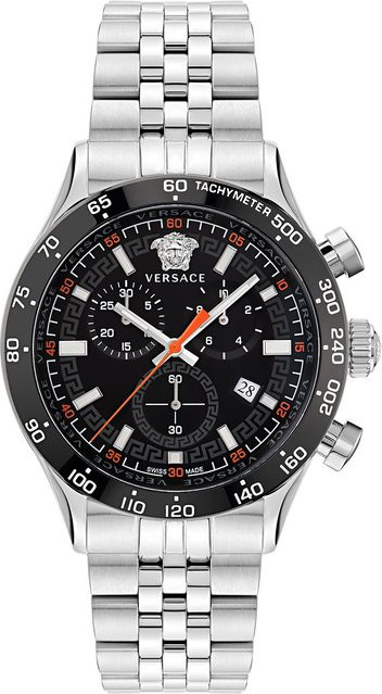 Versace Chronograph, Quarz, Edelstahl, 44 mm, Herren - Bild 1