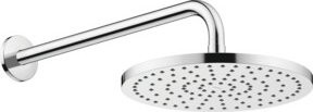 Duravit Kopfbrausenset MinusFlow in Chrom mit Regenbrause und Anti-Limescale-Funktion - Bild 1