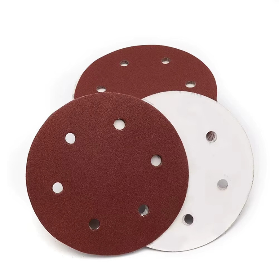 Vibratite Schleifpapier Set für Exzenterschleifer mit 6 Löchern, 225 mm Durchmesser, Körnung 40–2000, Aluminiumoxid mit Klettverschluss - Bild 2