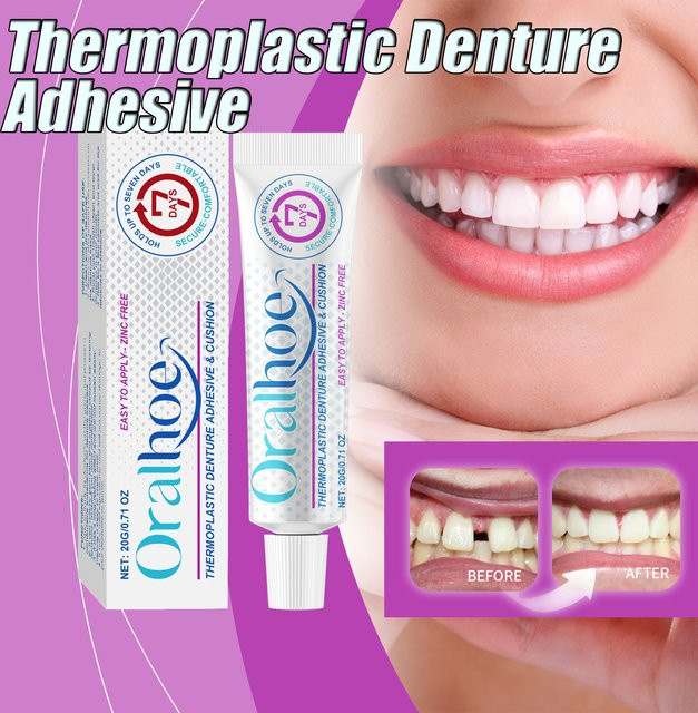 Oralhoe Thermoplastischer Prothesenkleber zur Zahnprothesenpflege - Bild 1