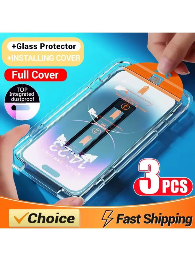 Samsung Schutzfolie aus gehärtetem Glas in Transparent für A57 A37 A27 A17 A07 A56 A36 A26 A16 A06 mit einfacher staubfreier Installation - Bild 6