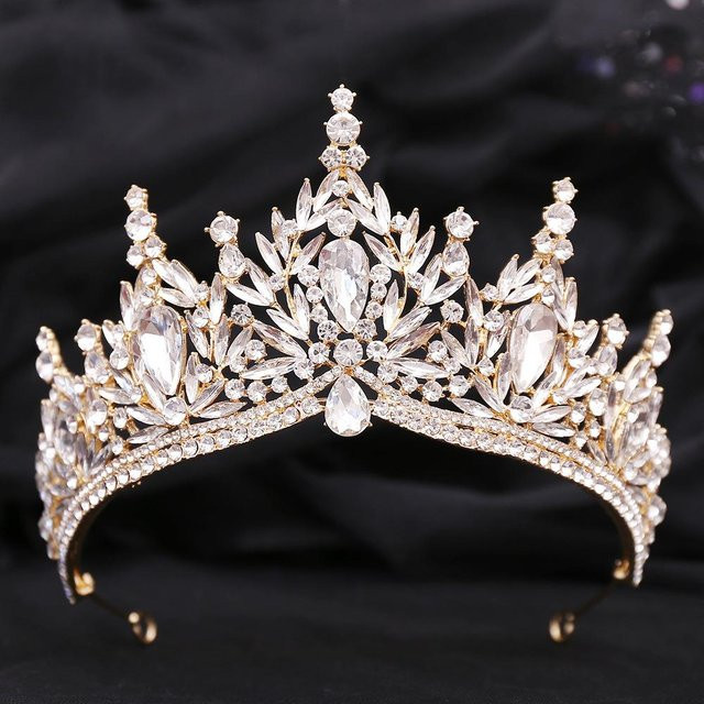KMVEXO Diadem, Wassertropfen Kristall Opal, Damen - Bild 1