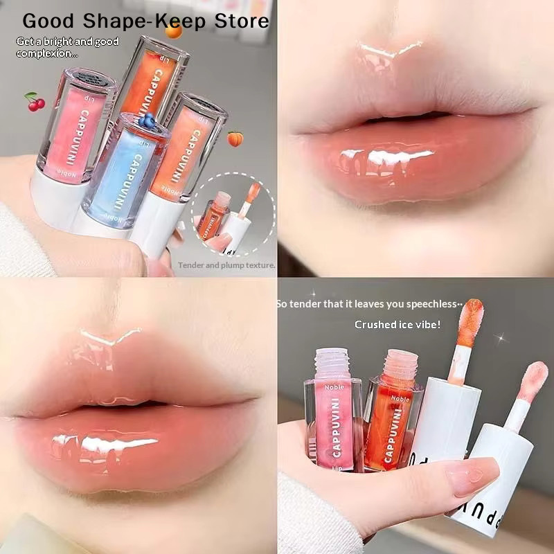 Cappuvini Lippenöl, Grau-Lila, Klarer Glanz - Bild 2