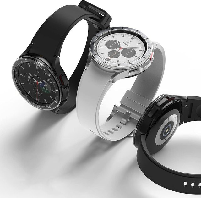 Samusak Uhrenring Metal Bezel, Edelstahl, Silber, Unisex - Bild 1