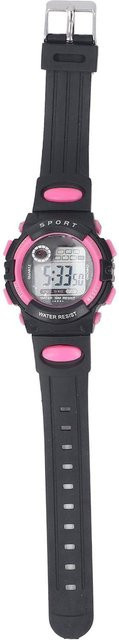 Neoglint Digitaluhr, Kinder, Kunststoff, Schwarz, Pink, 3 ATM - Bild 1