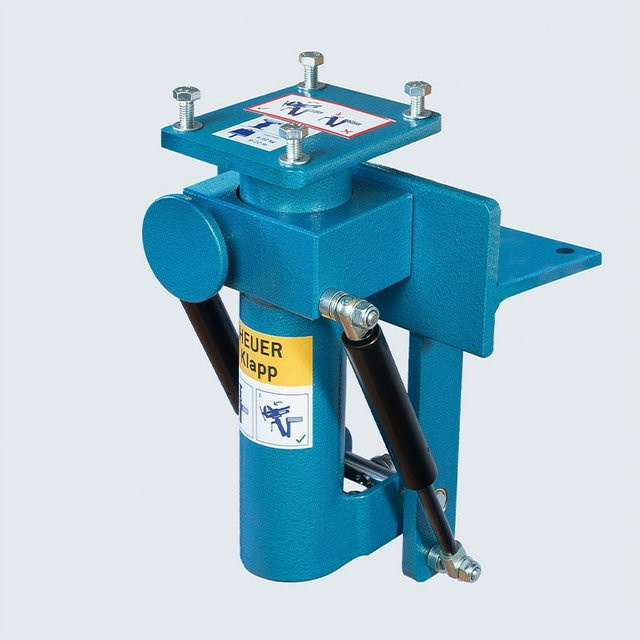 Heuer Klappgerät für Schraubstock 120mm in Blau - Bild 1