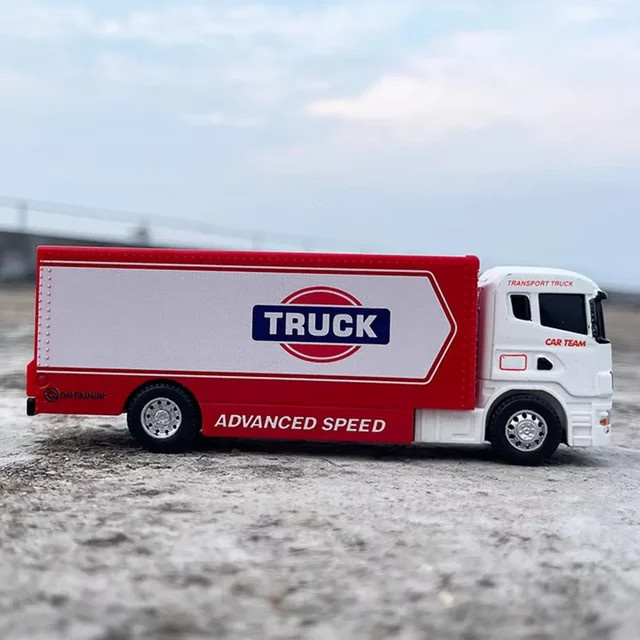 MAKEDA Containeranhänger, 1:64, Legierungsmodelle, Metall, Weiß, Rot - Bild 1