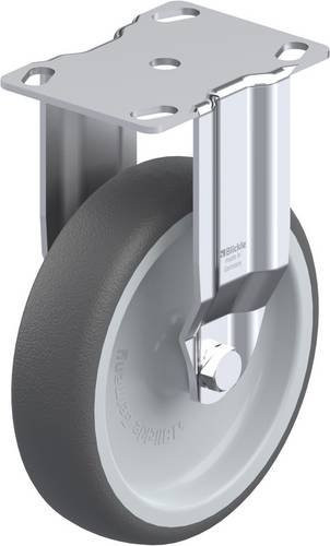 Blickle Bockrolle BKPA-PATH 126G in Grau/Silber mit Schraubbefestigung, Rad-Durchmesser: 125 mm, Tragfähigkeit (max.): 120 kg - Bild 1