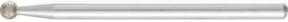 PFERD Schleifstift DKU-A 3,0/3 D 126 Galvanik Silber Durchmesser: 3 mm - Bild 1