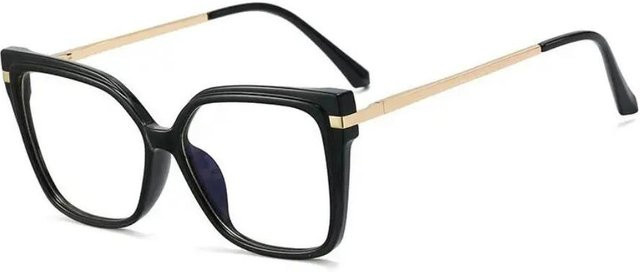 Glocco Korrektionsbrille, Vollrand, quadratisch, Metall, Unisex, brown black - Bild 1