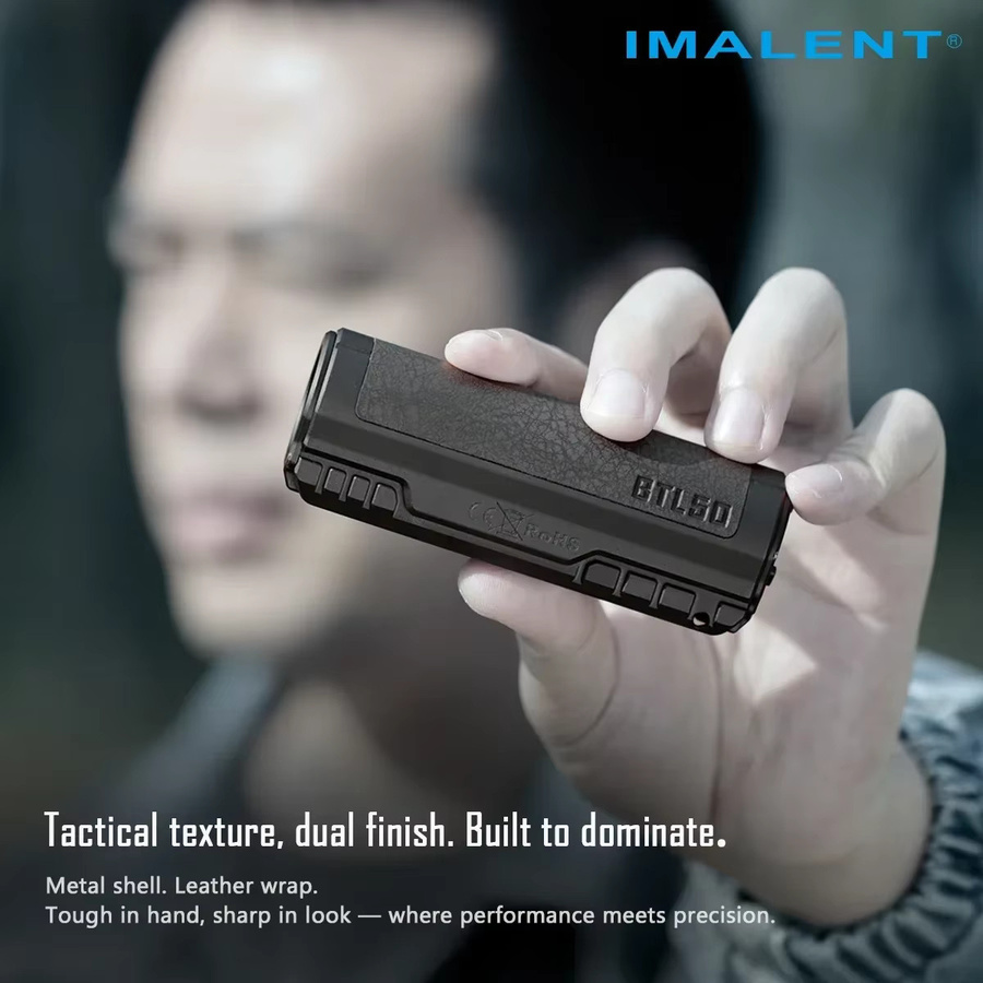 IMALENT BTL50 Digitale Zoom-Taschenlampe in Schwarz mit 3000 Lumen und 916m Reichweite, USB-C wiederaufladbar und IP56 wasserdicht - Bild 6