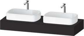 Duravit Konsole Qatego in Grau, B/T/H: 140 x 55 x 17 cm - Bild 1