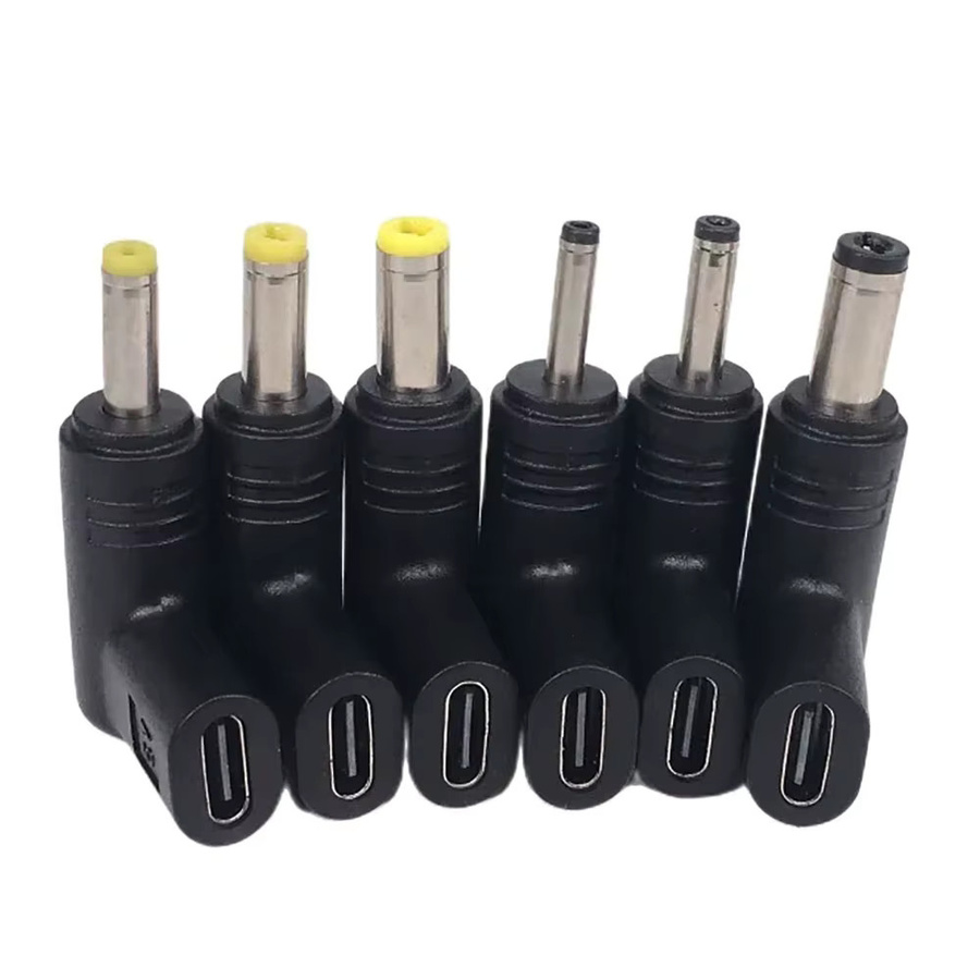 JCD USB-C auf DC Jack Ladeadapter Konverter in Schwarz für Router, Tablet und Fan, unterstützt 5V 9V 12V 15V 19,5V PD - Bild 3