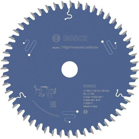 Bosch Kreissägeblatt Carbide Tipped mit 52 Zähnen, Durchmesser: 168 mm, Blau - Bild 2
