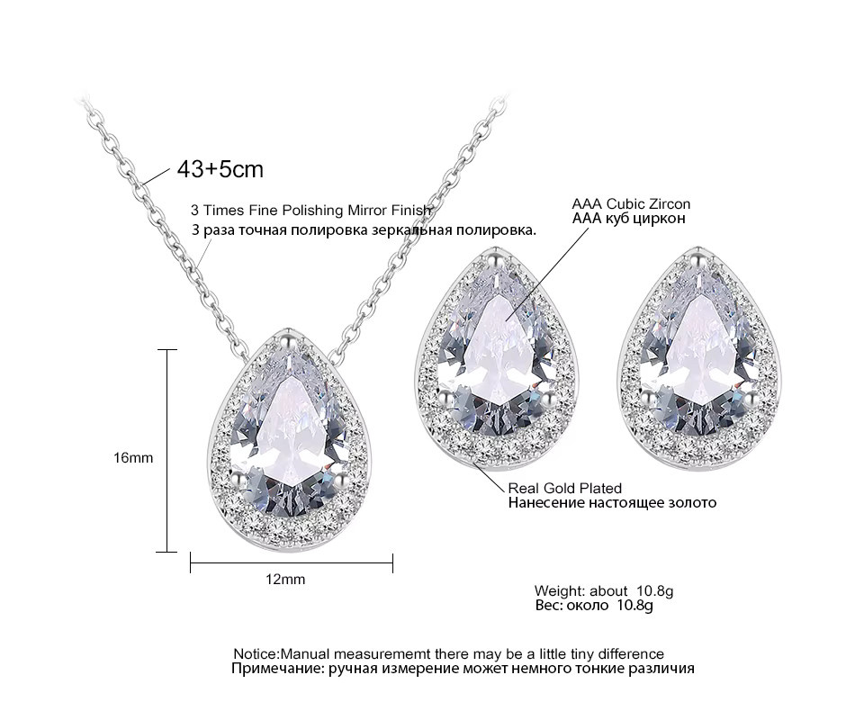 ZAKOL Schmuckset, Zirkonia, Damen - Bild 3