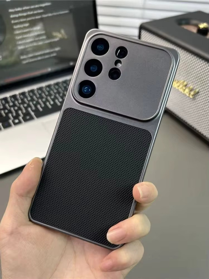 Matte Anti-Rutsch-Schutzhülle für Samsung Galaxy S26 Ultra S25 S24 S23 S22 Ultra Plus S24 FE in Schwarz - Bild 4