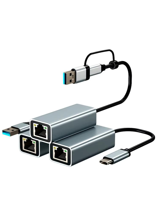 SHOYEE USB-C Ethernet-Adapter mit 2,5 GbE Geschwindigkeit für Laptop, PC und NAS-Server - Bild 4