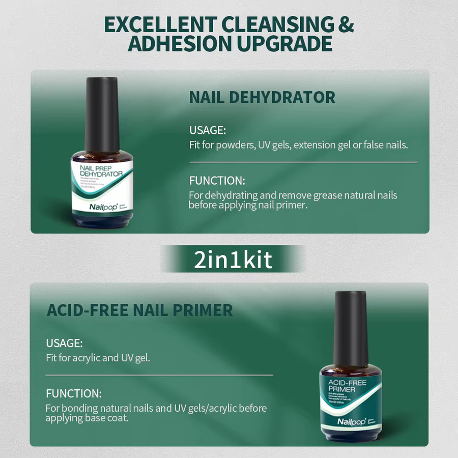 Nailpop Nagel-Dehydrator und Primer, säurefrei - Bild 3
