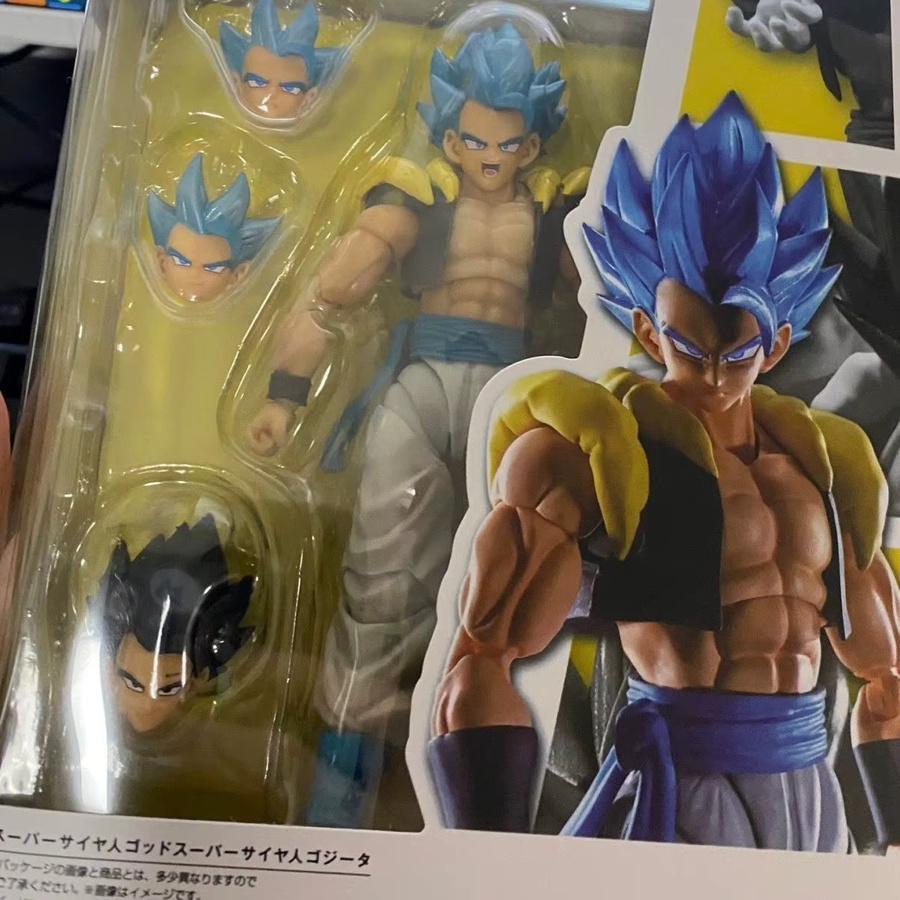 Bandai Dragon Ball Gogeta Super Saiyajin Actionfigur, Blau, Einzelfigur - Bild 3