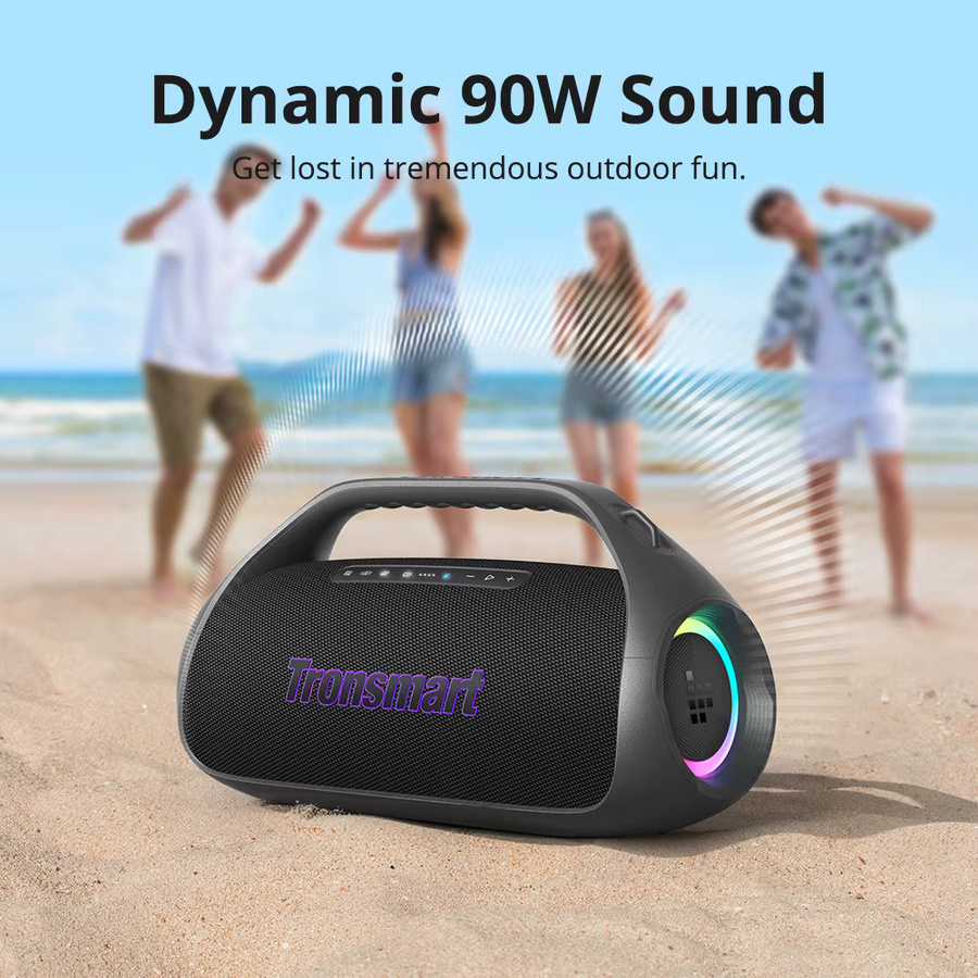 Tronsmart Bang 2 Bluetooth-Lautsprecher in Schwarz mit 90W Leistung und 2.1-Kanal-Tiefbass sowie 26 Stunden Spielzeit - Bild 3