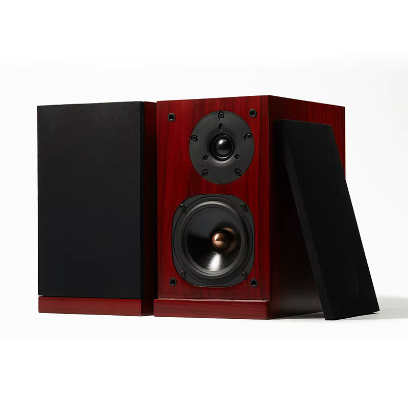 Audiomel 2-Wege HiFi-End Bücherregal-Lautsprecher Passiv in Braun - Bild 2