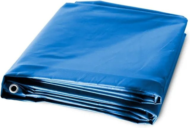 KARAT Multifunktionale Abdeckplane für LKW und Anhänger, Blau, 500 g/m², B x T: 300 x 300 cm - Bild 1