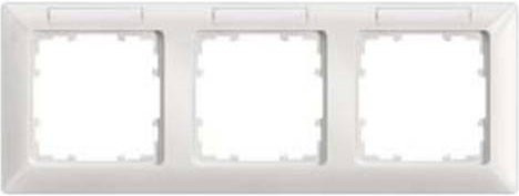 Siemens DELTA line 3-fach Kombination in Titanweiß, B: 22,2 cm, H: 8 cm - Bild 1