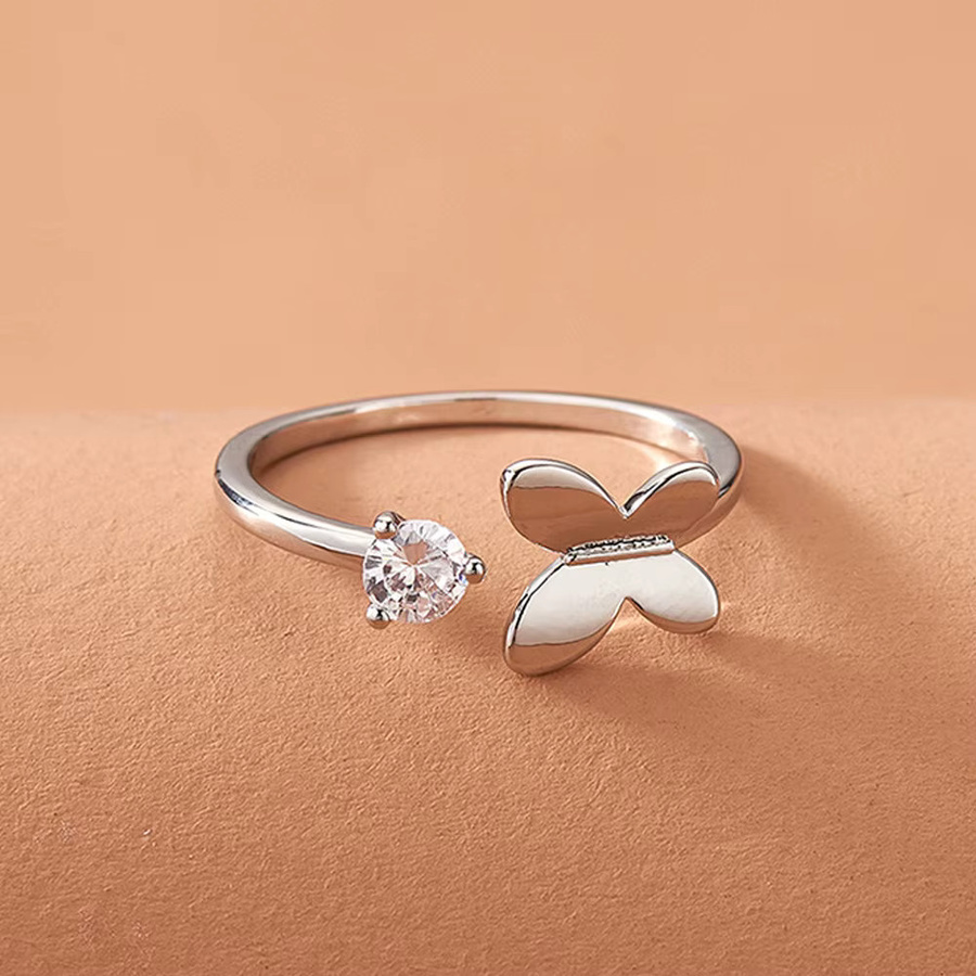 SAY Ring Schmetterling, 925 Silber, Zirkonia, Damen - Bild 2