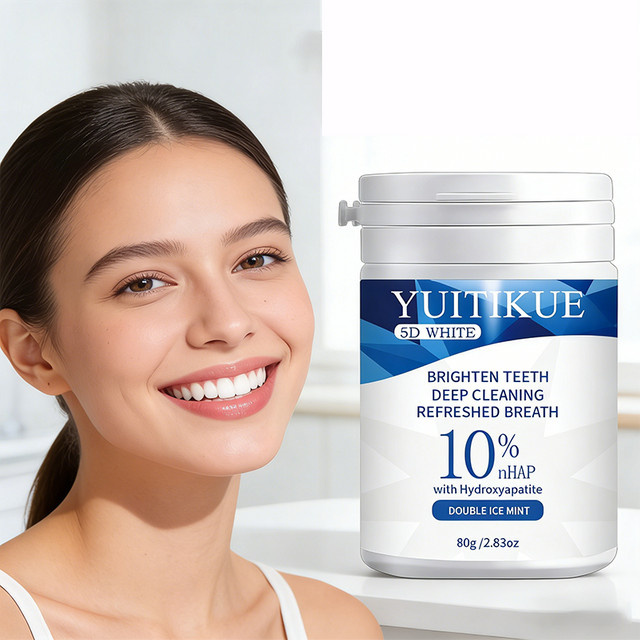 YUITIKUE Hydroxyapatit Zahnpulver, 80g, Unisex - Bild 1