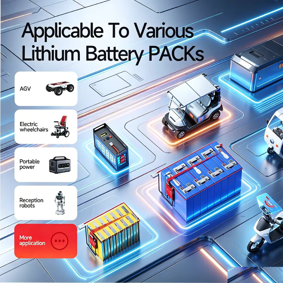 Daly Smart BMS Bluetooth Batterie-Management-System für LiFePO4, Li-Ion und LTO in Rot - Bild 3