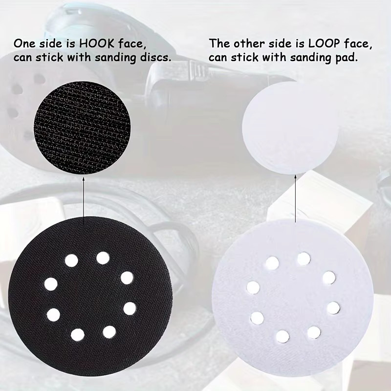 Soft Density Interface Pads Klettschwammpads zum Polieren von Schleifmaschinen und Kraftfahrzeugen 5 8 Zoll - Bild 4