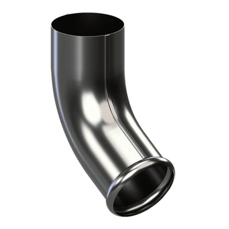STAHL Dachrinnen Auslauf 60 Grad aus verzinktem Stahl Ø 90 mm von Blachotrapez GmbH - Bild 1
