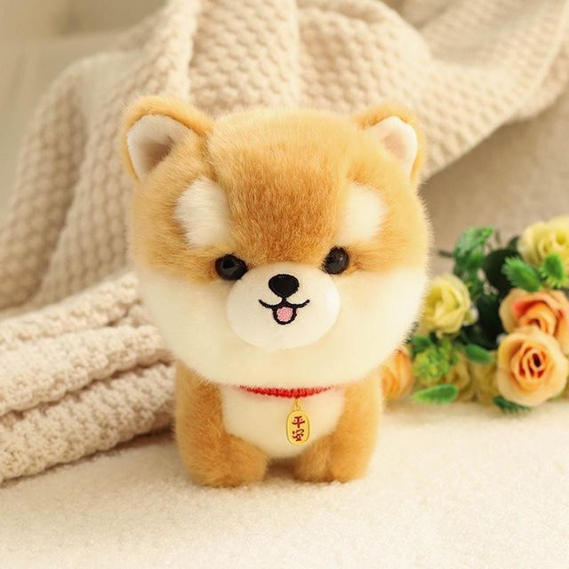 Kidsly Hund Plüschtier, Simulation Welpenmodell, 20cm, Braun - Bild 1