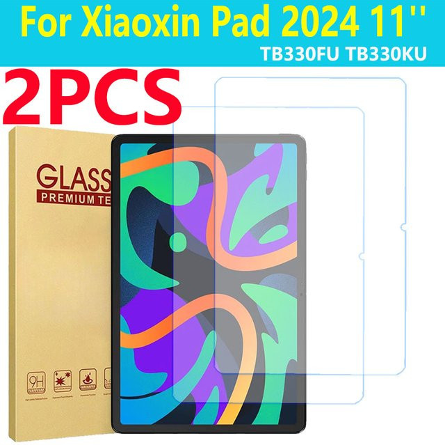2 Stück Hot Pada Displayschutzfolie aus gehärtetem Glas für Lenovo Xiaoxin Pad 2024 11 Zoll, transparent, kratzfest für TB330FU und TB331FC - Bild 1
