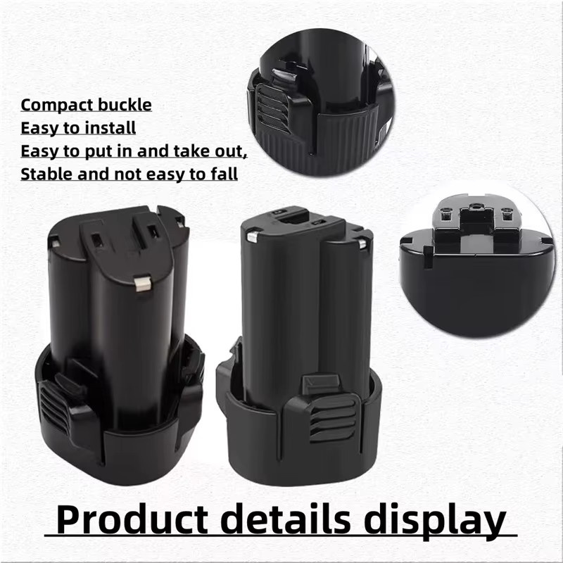 Makita Li-Ion Akku 10,8 V/12 V mit 4000 mAh für BL1013 BL1014 LCT203W 194550-6 194551-4 - Bild 5